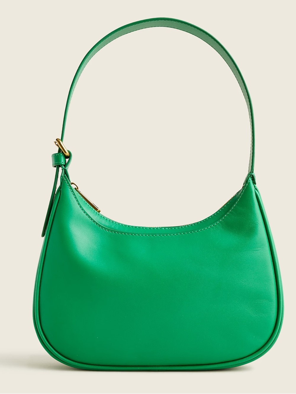 J Crew Copenhagen Green Leather Shoulder Bag NWT